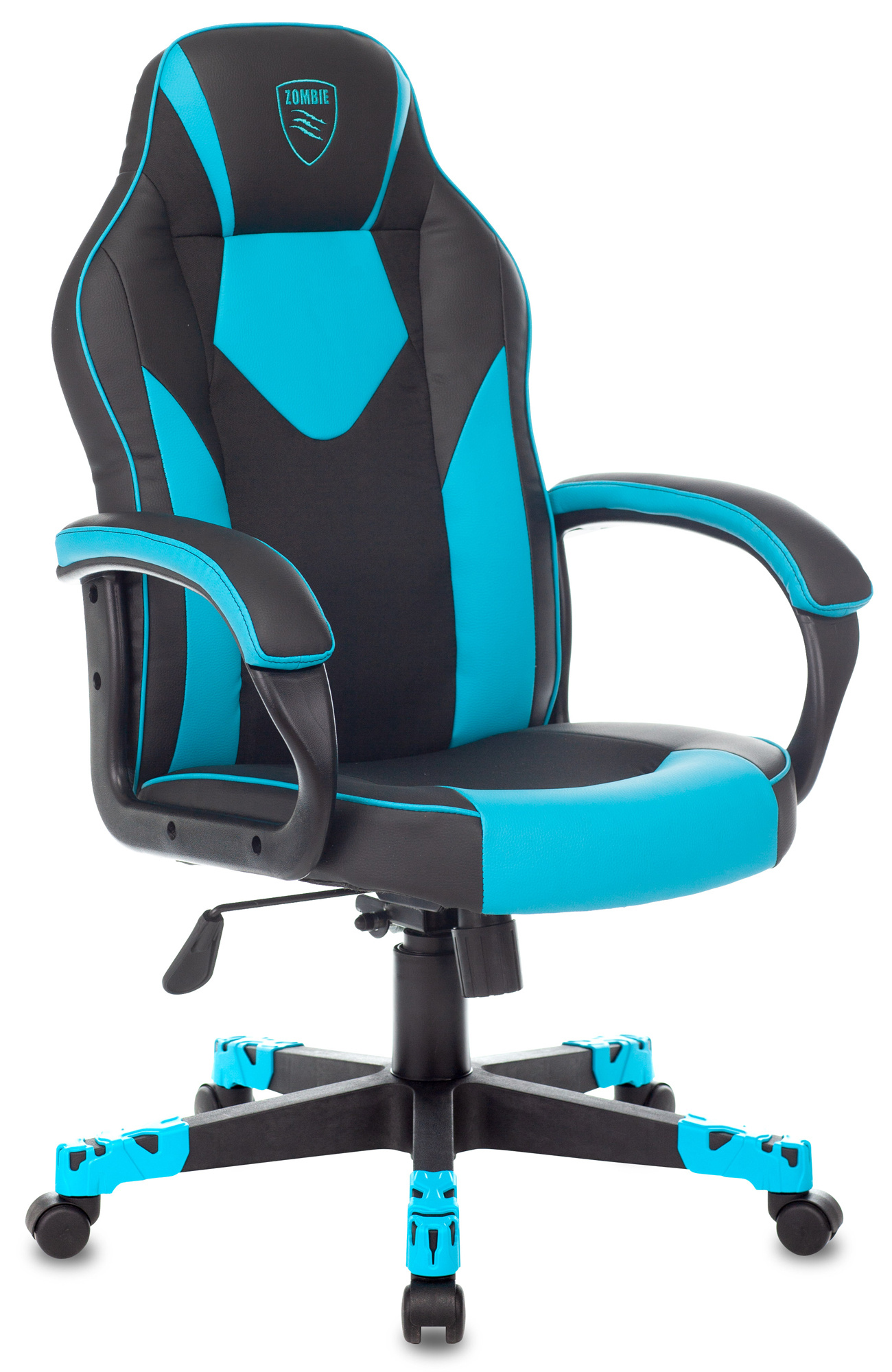 Купить Офисную мебель Zombie GAME 17 BLUE (Game chair GAME 17 black/blue  textile/eco.leather cross plastic) в Одинцово, цена: 7890 руб, -  интернет-магазин Pult.ru