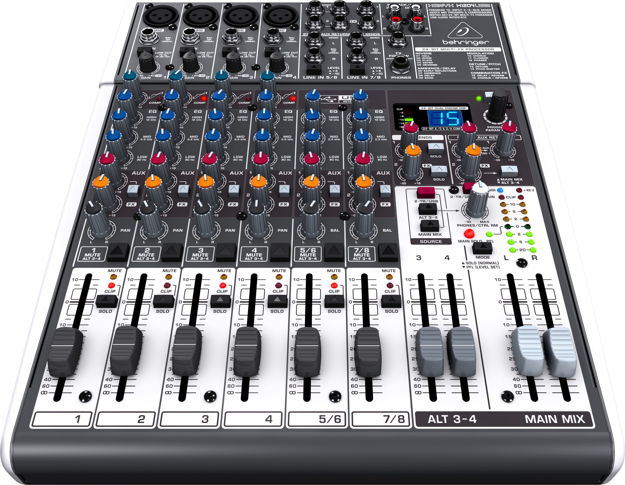 Купить Микшерный пульт Behringer X1204USB в Одинцово, цена: 22189 руб, 6  отзывов о товаре - интернет-магазин Pult.ru