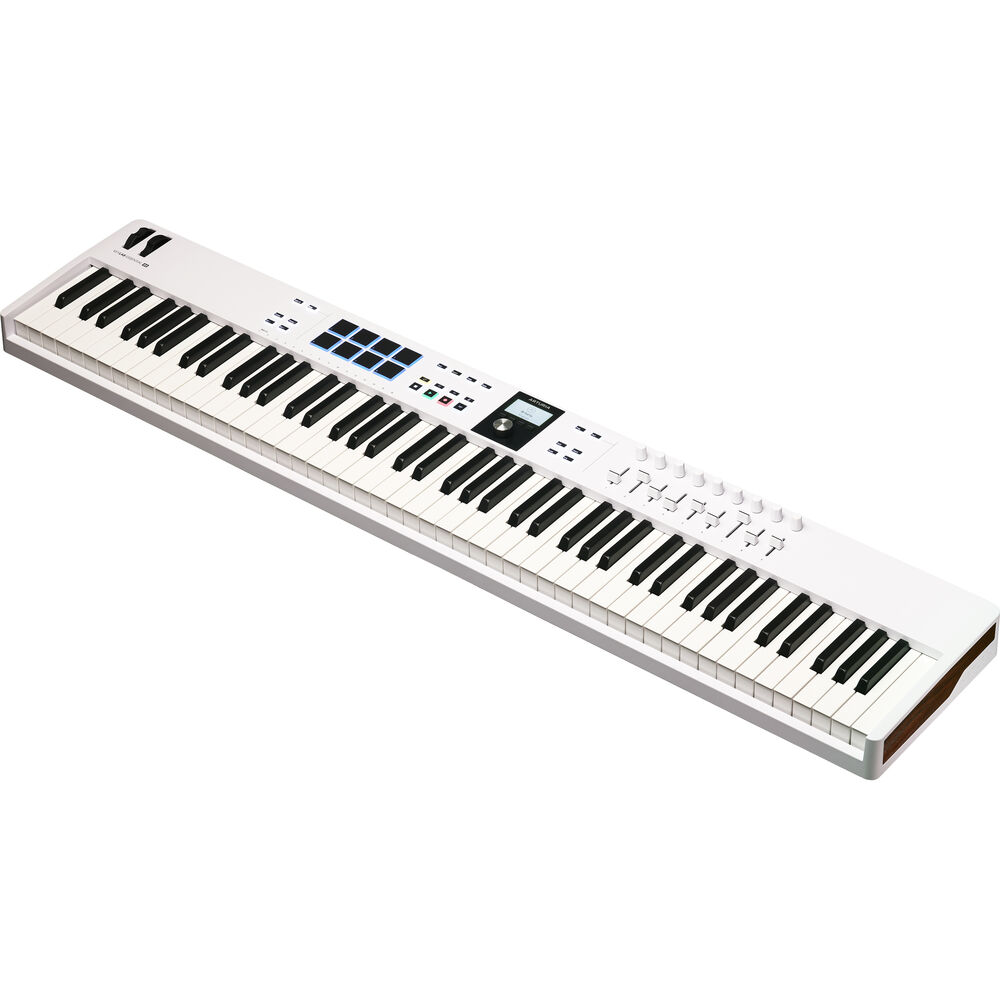 Купить MIDI клавиатуру и контроллер Arturia KeyLab Essential 88 mk3 White в  Одинцово, цена: 39087 руб, - интернет-магазин Pult.ru