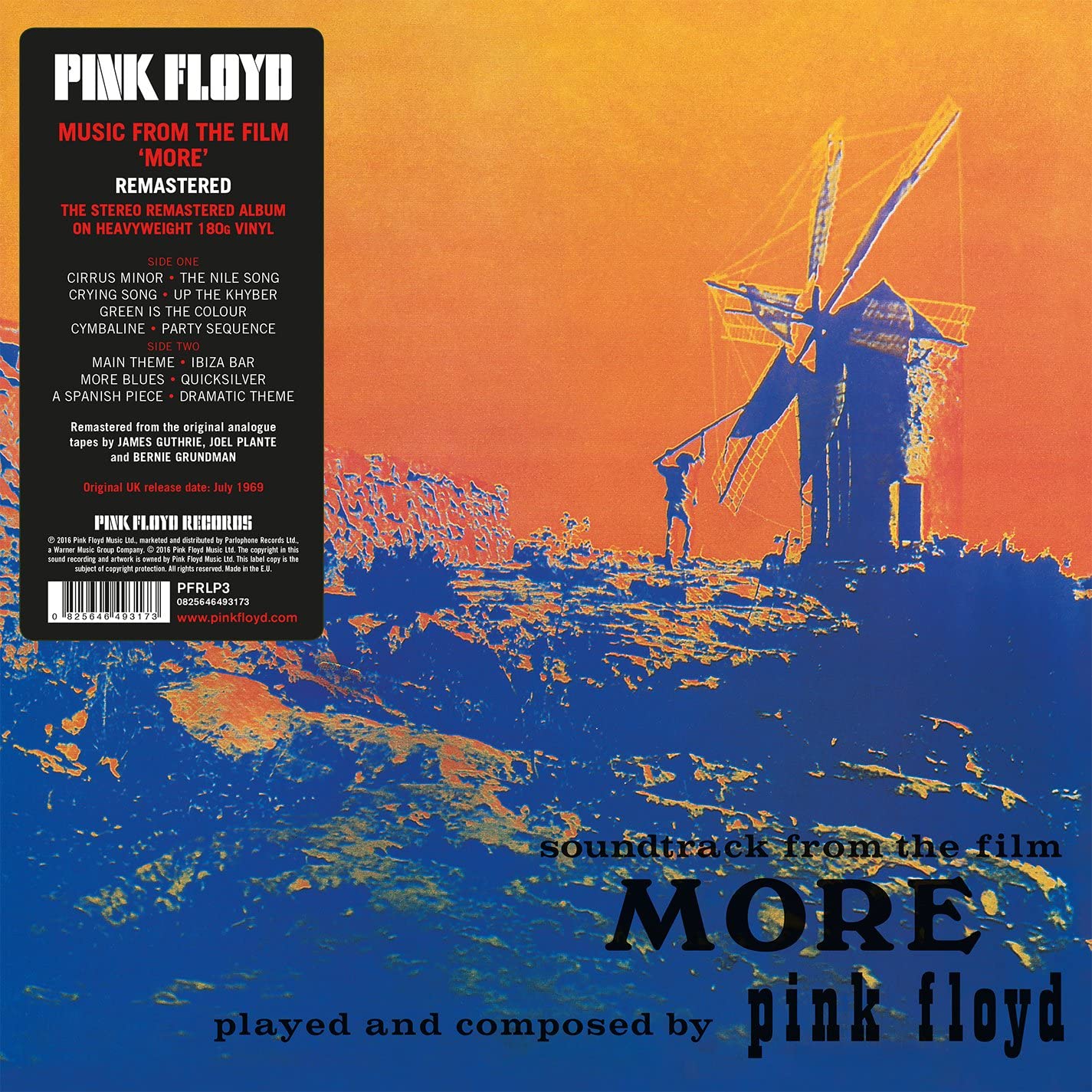 Виниловая пластинка Pink Floyd MUSIC FROM THE FILM MORE (180  Gram/Remastered) - купить в интернет-магазине Pult.ru